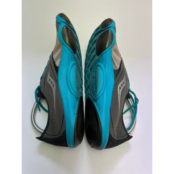 Saucony Hattori LC Running Shoes Athletic Blue Gray Lace Up Women's Size 10 - Picture 3 of 10